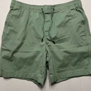 GAP Men's Sage Green Elastic Waist Shorts
